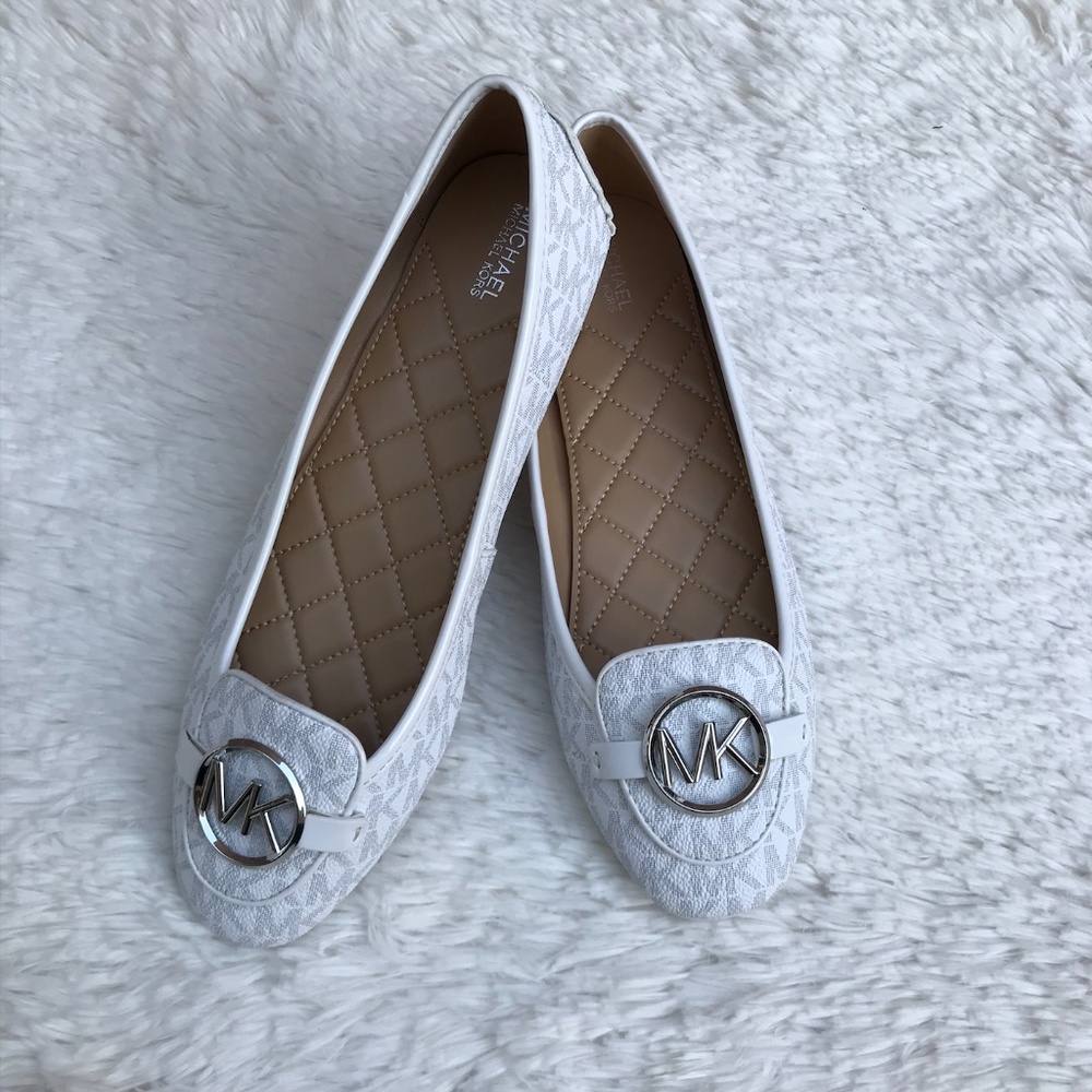 Michael Kors Lillie Logo Moccasin Flats